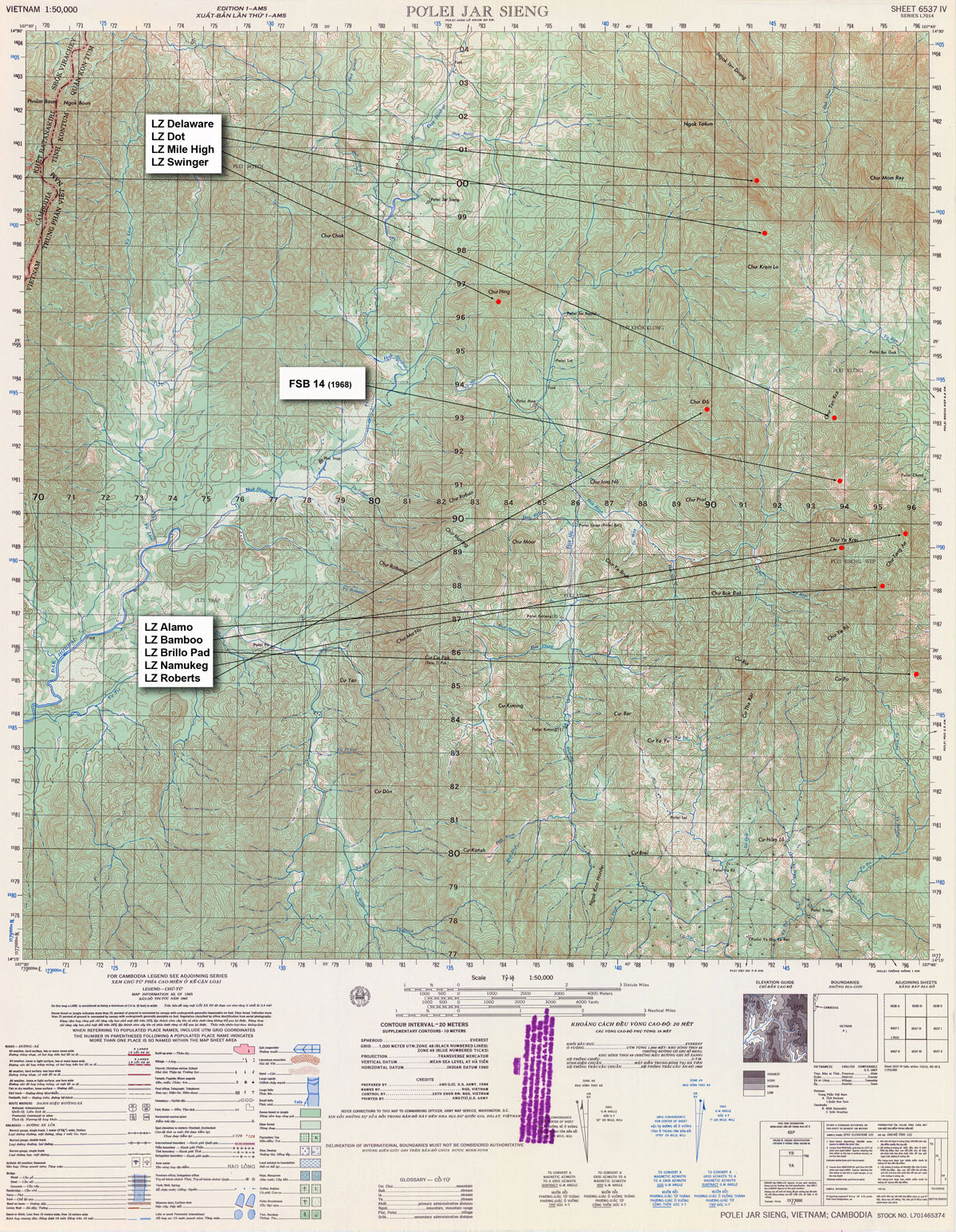 MAP of the Red Warriors